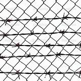 Fence Wire Barbed Drawing Chain Link Getdrawings sketch template