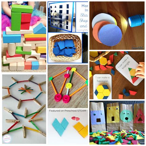easy  fun shape activities  preschoolers