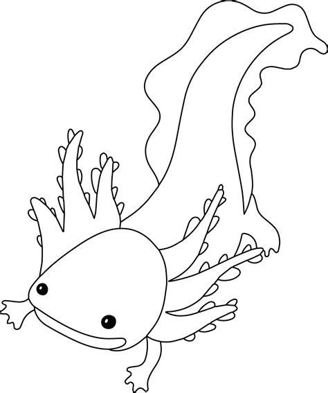 adorable axolotls coloring page blane updated acts    coloring pages