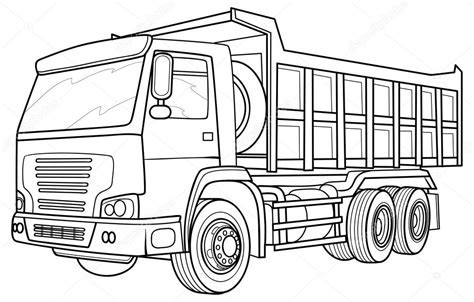 sketch truck stock vector  kopirin