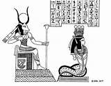 Hathor Sheet Egyptian Shirleytwofeathers sketch template