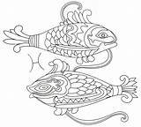 Pisces Coloring Pages Zodiac Adult Getcolorings Printable Color Colouring Getdrawings Choose Board sketch template