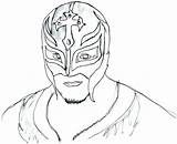Mysterio Rey Coloring Drawing Pages Mask Sketch Wwe Diva Drawings Paintingvalley Precision Printable Getdrawings Getcolorings Color Colorings Print sketch template