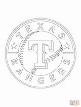 Texas Rangers Coloring Pages York Steer Logo Printable Line Print Getdrawings Drawing Getcolorings sketch template