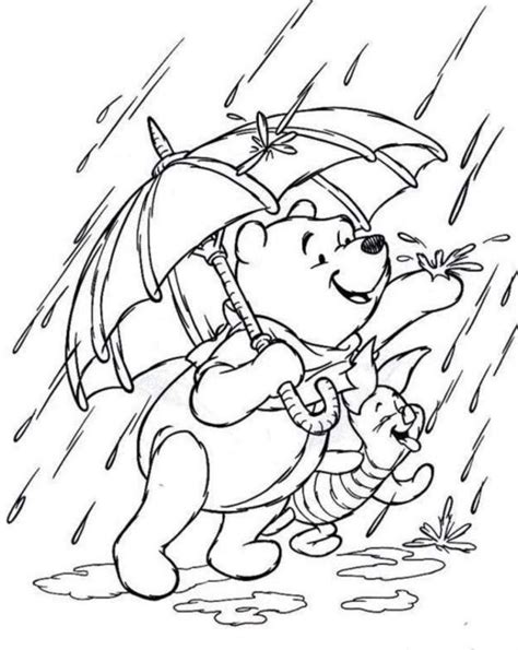 coloring pages rain   coloring pages