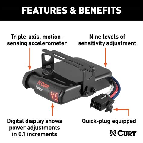 triflex brake controller curt  nelson truck equipment  accessories