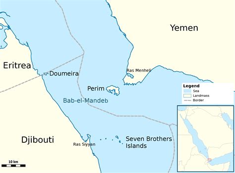bab el mandeb wikipedia yemen ireland map navigation chart