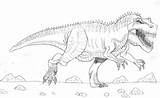 Giganotosaurus Coloring Pages Template sketch template