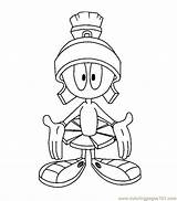 Martian Marvin Cartoons Coloring Library sketch template