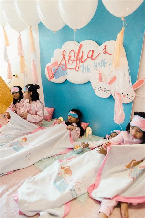 Pajama Slumber Party Karas Party Ideas In 2022 Girls Birthday
