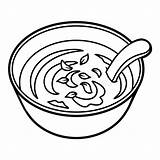 Soup Bowl Kom Soep Soupe Boek Kleurend Liggen Kruiden sketch template