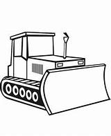 Coloring Bulldozer Digger Drawing Pages Construction Simple Colouring Work Preschool Print Clipart Tractor Kids Template Sketch Color Size Truck Clipartmag sketch template
