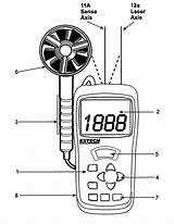 Anemometer Drawing Patents Getdrawings Measurement sketch template