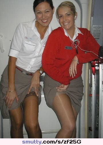 Stewardess Flightattendant Airlinehostess Stockings