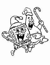 Spongebob Coloring Christmas Pages Patrick Printable Merry Kids Happy Bob Jump Sponge Sheets Cliparts Color Print Colour Party High Father sketch template