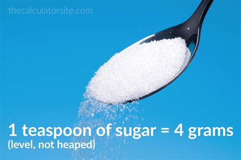 teaspoons   grams