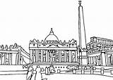 Vaticano Ciudades Faciles Feli Peques Paris sketch template