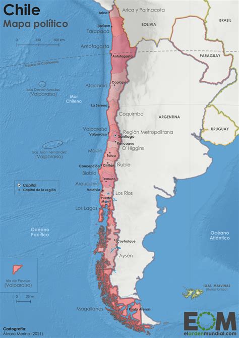 el mapa politico de chile mapas de el orden mundial eom