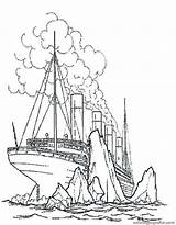 Titanic Coloring Pages Getdrawings Color Getcolorings sketch template