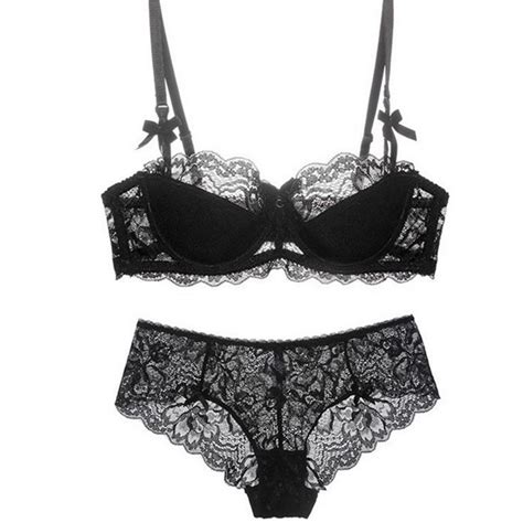 2019 new half cup sexy lace bra set push up women underwear bra and