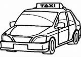 Taxi Coloring Drawing Pages Color Getdrawings Getcolorings Printable sketch template