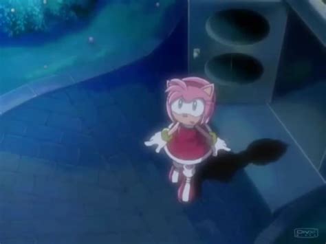 Sonic X Screenshot Amy Rose His Back By Lilian1676 On