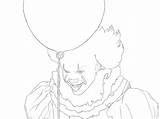 Pennywise Printable sketch template