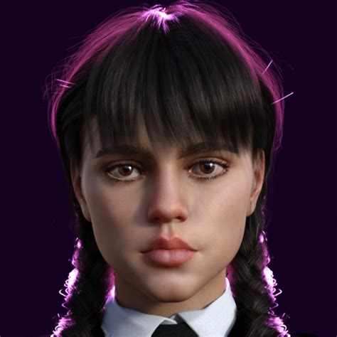 sci fi girl 3d render renderhub gallery
