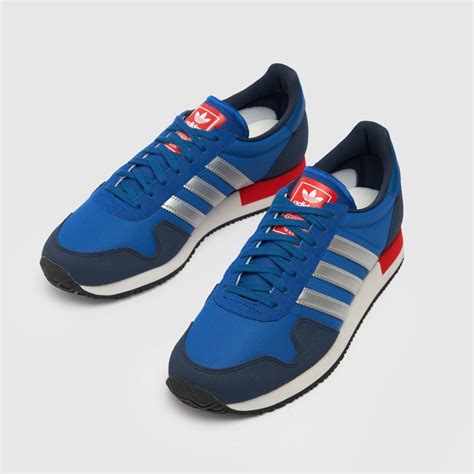 mens pl blue red adidas usa  trainers schuh