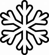 Snowflake Drawing Line Clipart Bold Outline Simple Clip Template Printable Cut Neve Nieve Print Flocons Google Outlines Templates Copo Floco sketch template