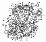 Harley Davidson Patents Combustion Sketch sketch template