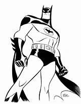 Batman Animated Series Bruce Timm Coloring Pages Bear1na Tumblr Vs sketch template