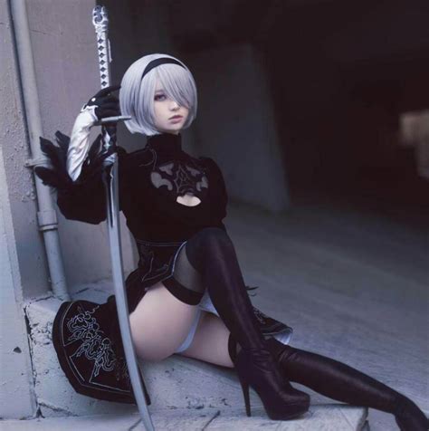 video game cosplay on twitter 2b nier automata by zekia cos all