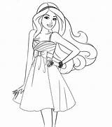 Coloring Barbie Fashionista Pages sketch template