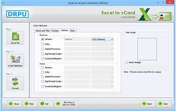Cigati Excel to vCard Converter screenshot #2
