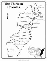 Colonies 13 Coloring Map Thirteen Blank Labeled Maps Printable Color Worksheet Worksheets Drawing Template Clipart Labels Label America Cliparts Colonial sketch template