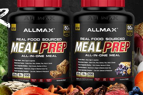 allmax nutrition meal prep clean balanced  wholefood based