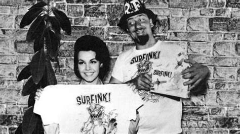 Annette And Ed Roth Show Off Surfink T Shirts And Model Kits Annette