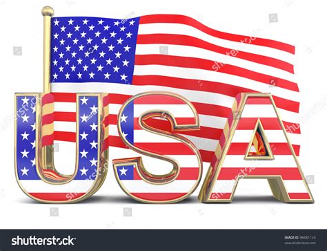 usa word american flag  model stock illustration  shutterstock