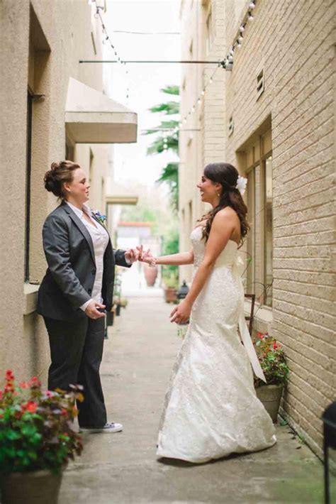 Texas Traditional Villa Lesbian Wedding Equally Wed
