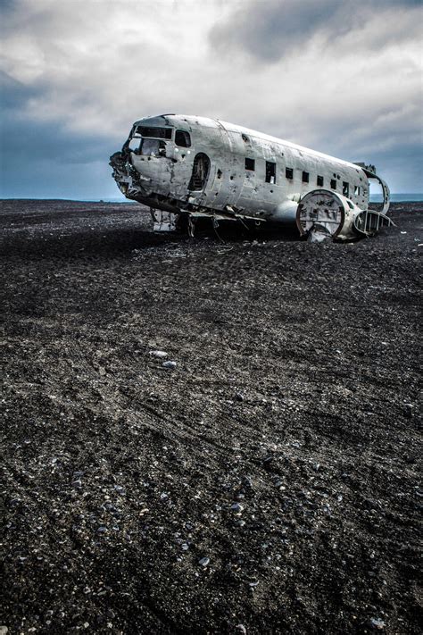 iceland airplane wreckage print travel photography etsy