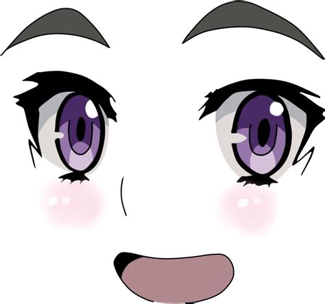 Headgear Mammal White Anime Face Png Download 1024 413 Free