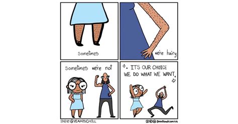 Body Hair Shame Yeah Its Chill Comic Instagram