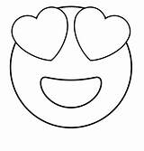 Emoji Emojis Colorir Kleurplaten Hart Imprimir Smiley Kleurplaat Ausmalbild Coloriage Colorier Auge Ausdruckbare Ojos Downloaden Uitprinten sketch template
