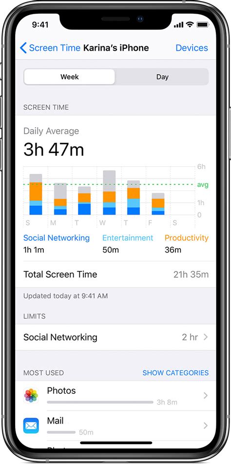 use screen time on your iphone ipad or ipod touch apple support