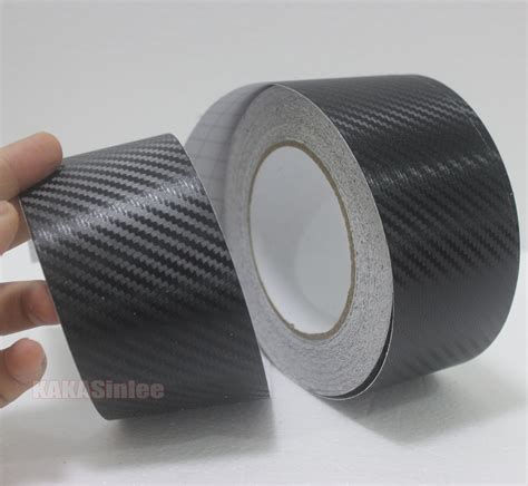 multi function  wide black  carbon fiber vinyl tape wrap sticker cf ebay