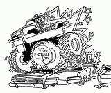 Smasher Transportation Coloriage Wuppsy sketch template