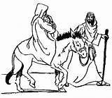 Jesus Donkey Carrying Tocolor Appreciating Tenderness Getdrawings sketch template