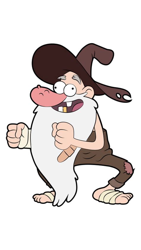 meet old man mcgucket and he is the crazy villager of gravity falls who