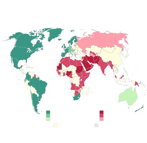 map shows where being lgbt can be punishable by law